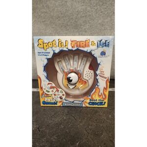 Spot It Fire & Ice Game Blue Orange Asmodee Party Card Timer Ages 8+ New